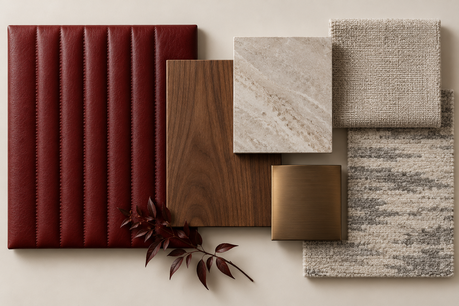 Bold & Social concept material board